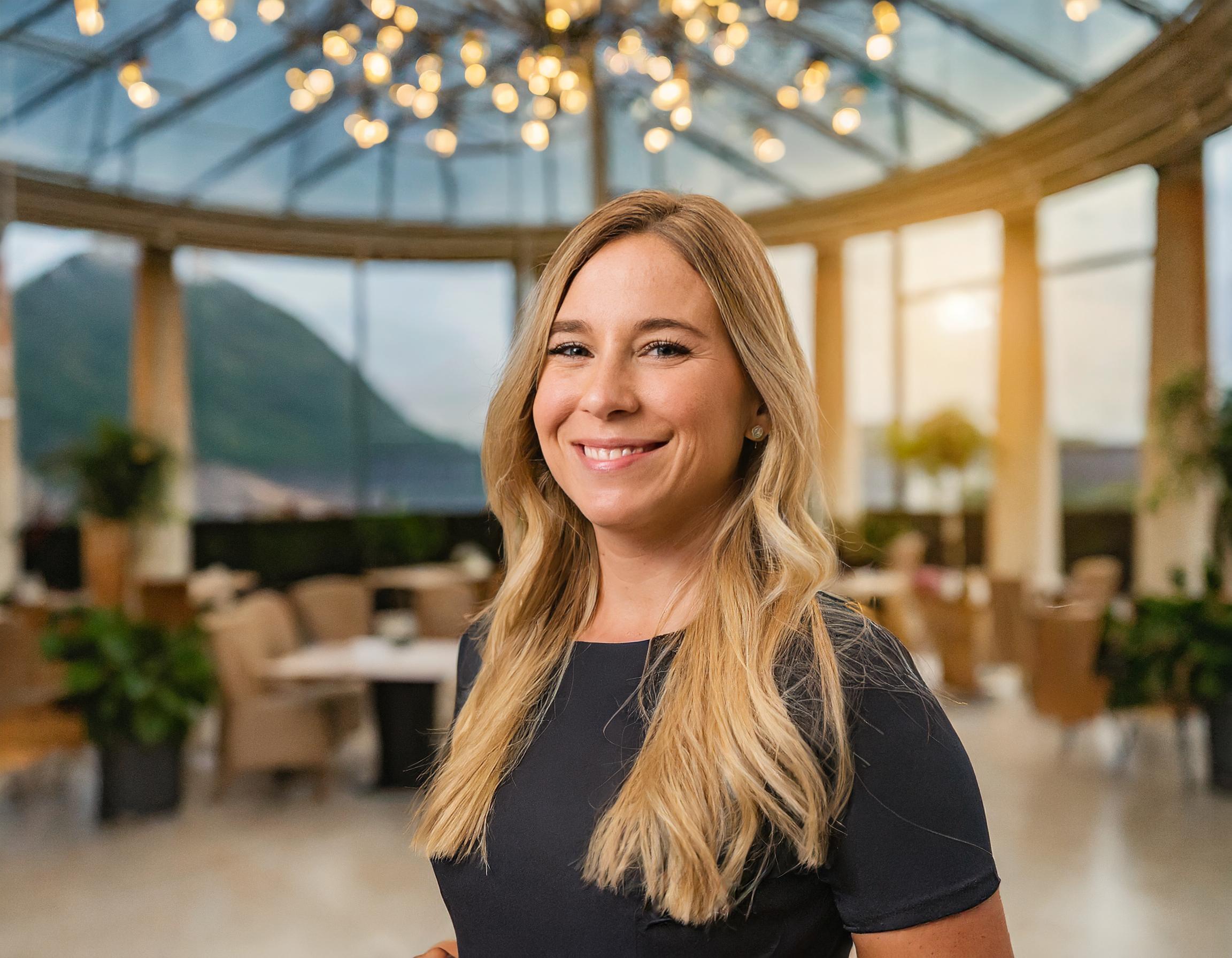 strahlende Person, positive Atmosphäre